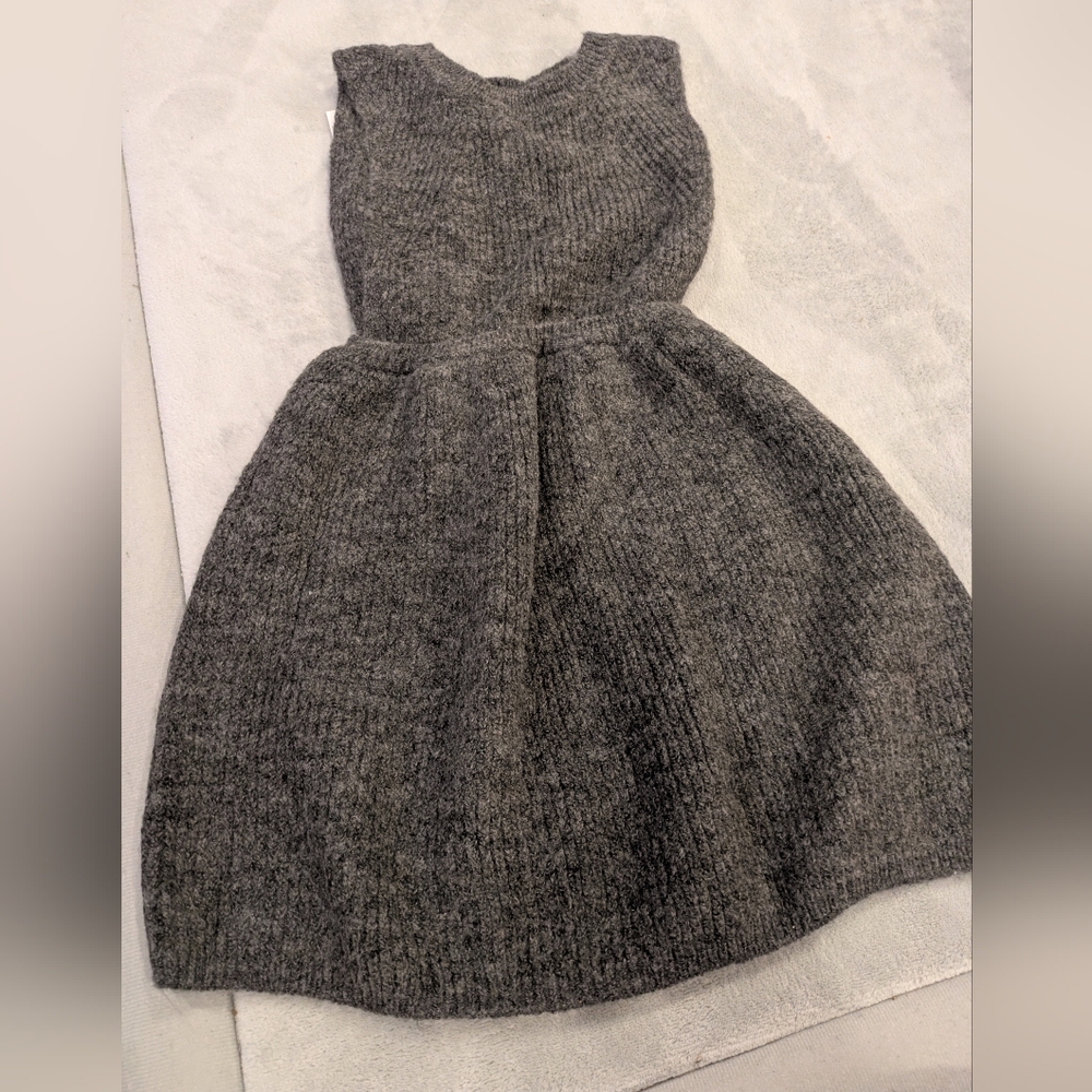 Gray Knit Zara Girls Dress